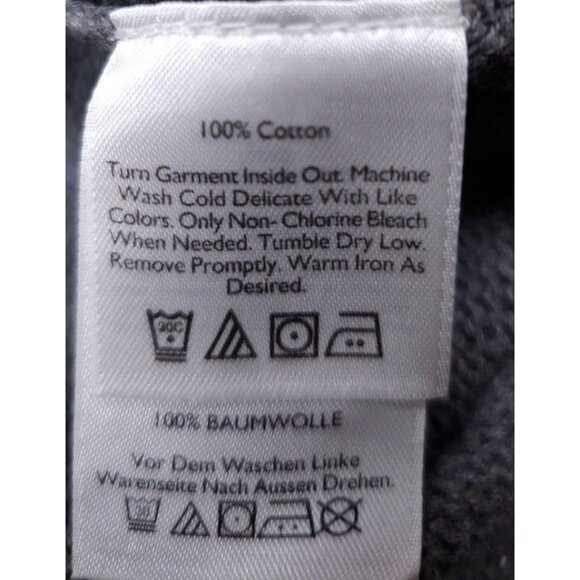 Eddie Bauer Mens Large Grey 1/4 Zip Tight Knit Pullover Heavyweight Sweater - Picture 14 of 14